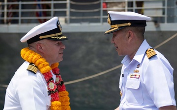 USS Blue Ridge arrives in Laem Chabang, Thailand