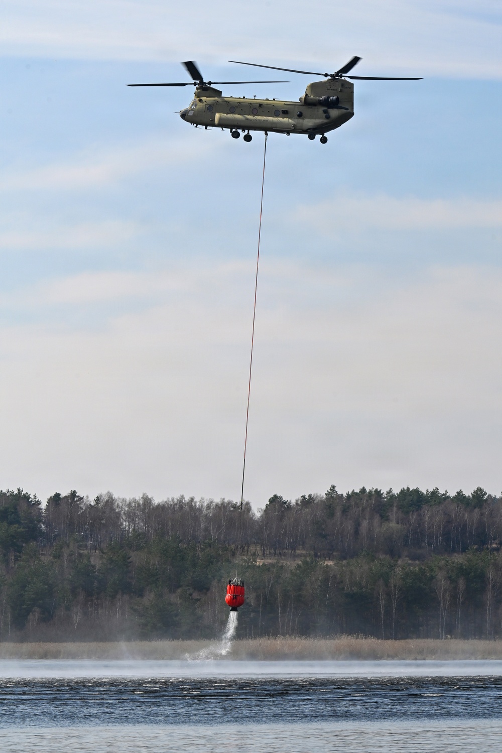 12CAB Supports USAG Bavaria Aerial Fire Fighting Training