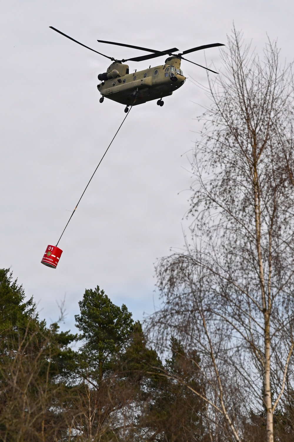 12CAB Supports USAG Bavaria Aerial Fire Fighting Training