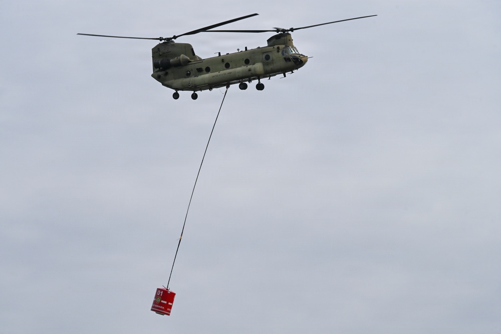 12CAB Supports USAG Bavaria Aerial Fire Fighting Training