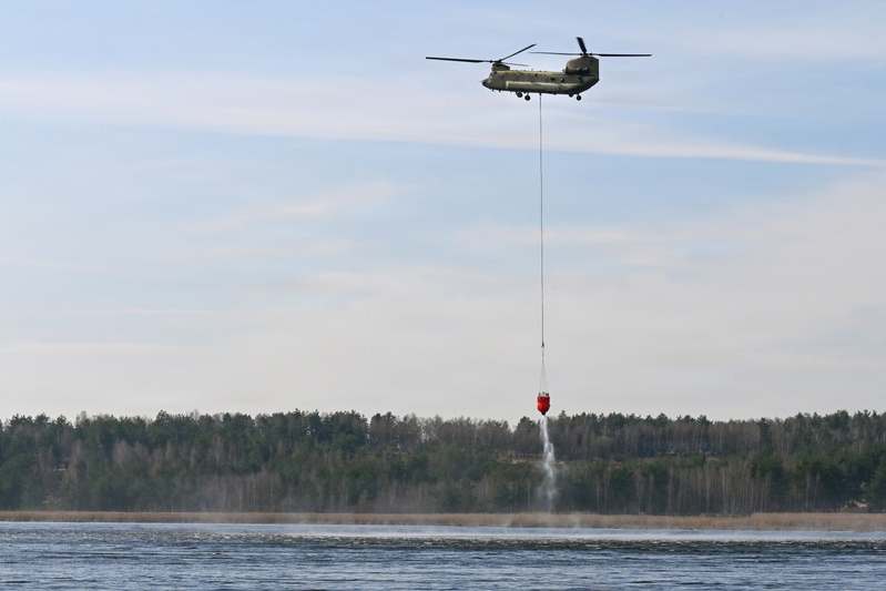 12CAB Supports USAG Bavaria Aerial Fire Fighting Training