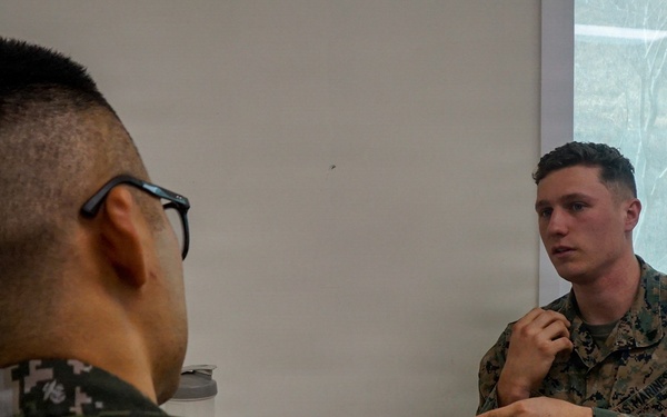 5th Air Naval Gunfire Liaison Company Marines conduct training with Republic of Korea service members