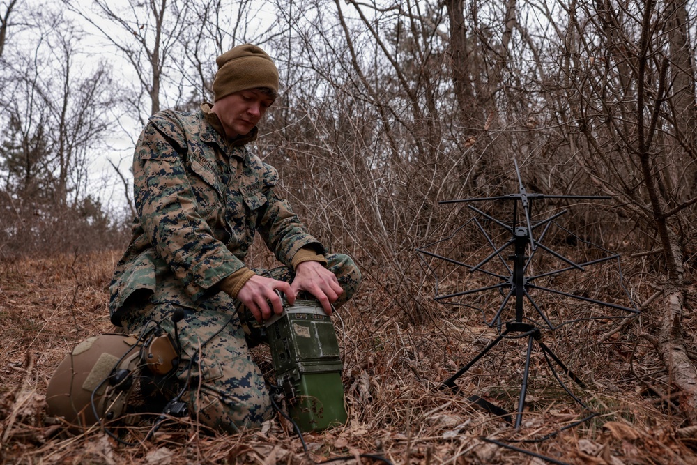 5th Air Naval Gunfire Liaison Company Marines conduct training with Republic of Korea service members