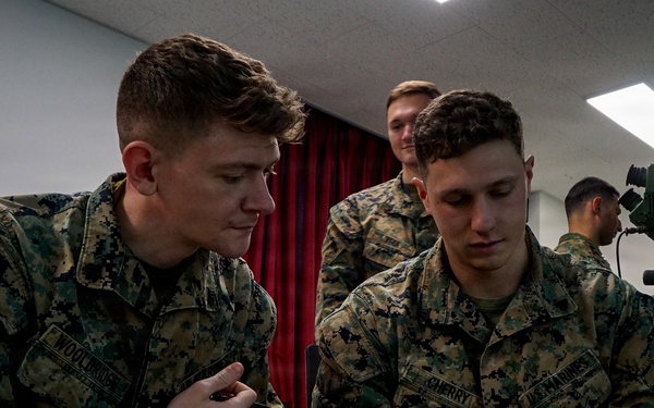 5th Air Naval Gunfire Liaison Company Marines conduct training with Republic of Korea service members