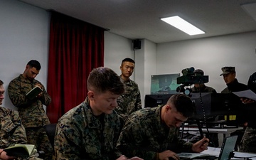 5th Air Naval Gunfire Liaison Company Marines conduct training with Republic of Korea service members