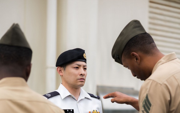 U.S. Marines and JGSDF Members Participate in Sergeant's Course