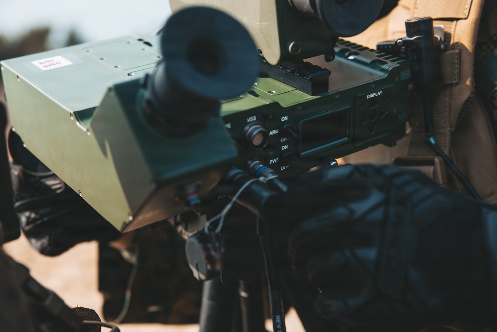 5th Air Naval Gunfire Liaison Company Marines operate communications systems and observe targets during Freedom Shield 26