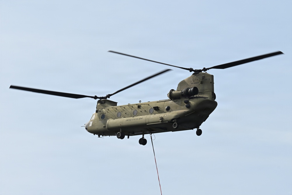 12CAB Supports USAG Bavaria Aerial Fire Fighting Training