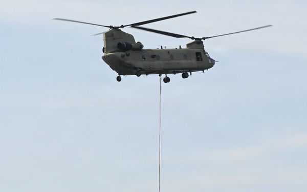 12CAB Supports USAG Bavaria Aerial Fire Fighting Training
