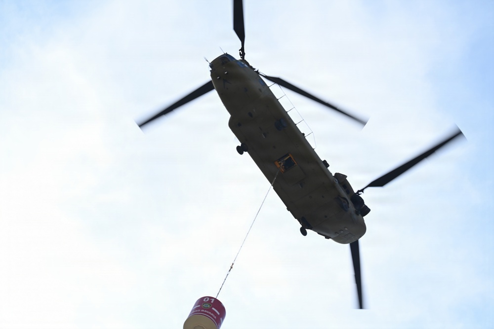 12CAB Supports USAG Bavaria Aerial Fire Fighting Training