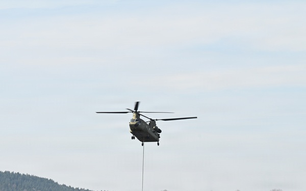 12CAB Supports USAG Bavaria Aerial Fire Fighting Training