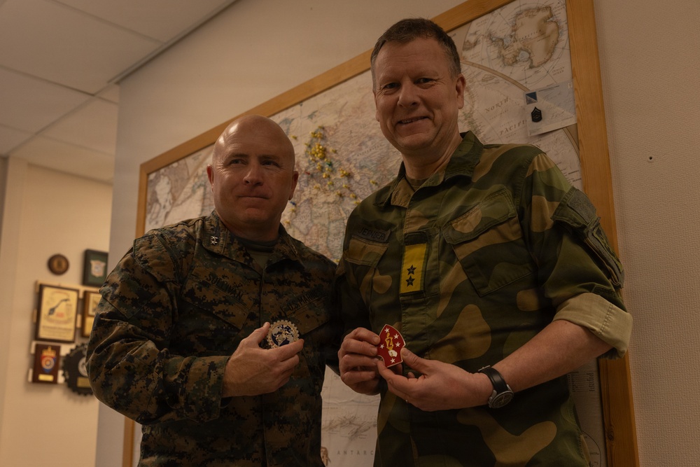 CORE26 | 2nd MARDIV Commanding General Visits Pre-Positioning Cave in Norway
