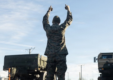 CORE26 | U.S. Marines Offload Ground and Logistical Equipment from a Train after Arctic Exercise