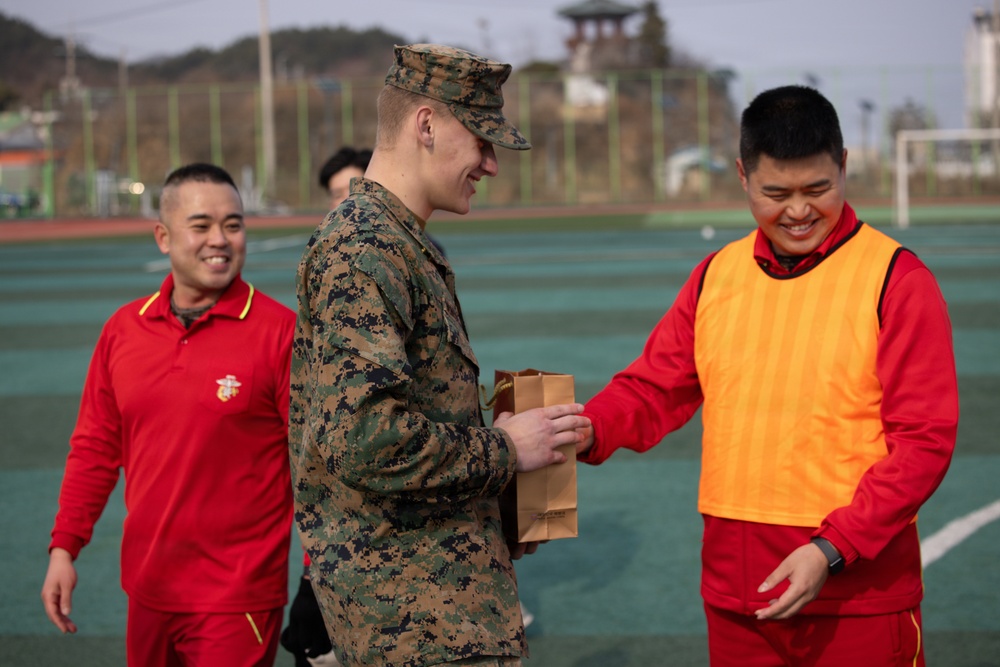 U.S. Marines and Republic of Korea forces strengthen partnership through physical training during Freedom Shield 26