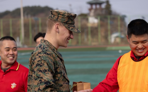 U.S. Marines and Republic of Korea forces strengthen partnership through physical training during Freedom Shield 26