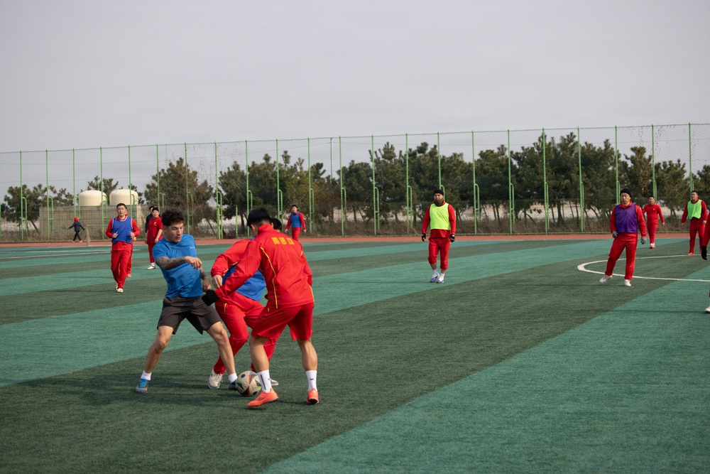 U.S. Marines and Republic of Korea forces strengthen partnership through physical training during Freedom Shield 26