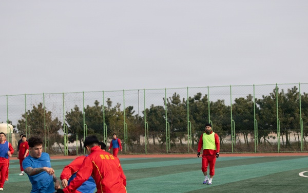 U.S. Marines and Republic of Korea forces strengthen partnership through physical training during Freedom Shield 26