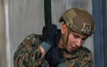 U.S. Marines with 4th Marine Regiment Conduct Fast-Rope Training