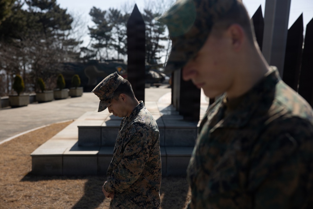 U.S. Marines honor fallen Republic of Korea service members and explore Yeonpyeong Island history