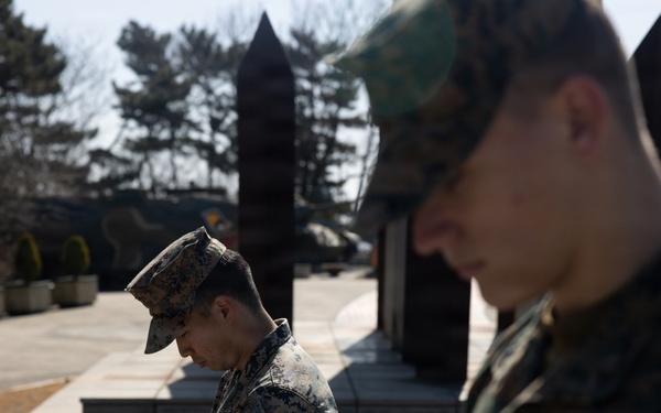 U.S. Marines honor fallen Republic of Korea service members and explore Yeonpyeong Island history