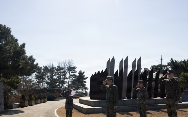 U.S. Marines honor fallen Republic of Korea service members and explore Yeonpyeong Island history