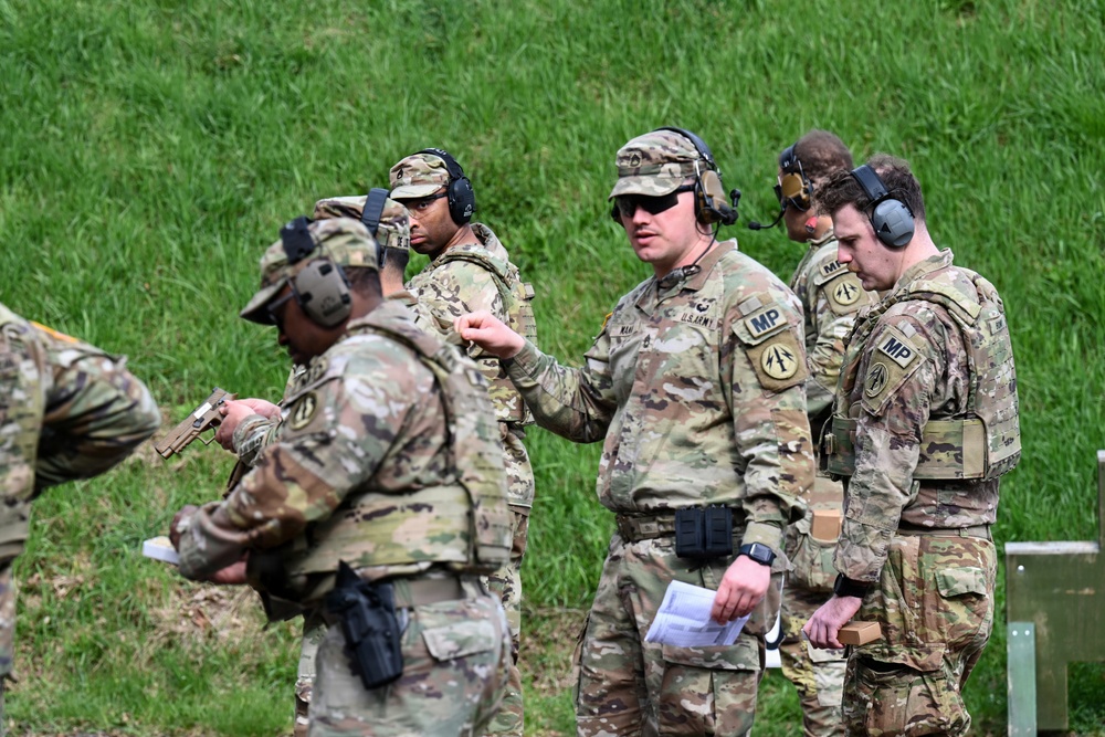 HHC USAG-Wiesbaden MPs Conduct Law Enforcement Weapons Training and Qualification