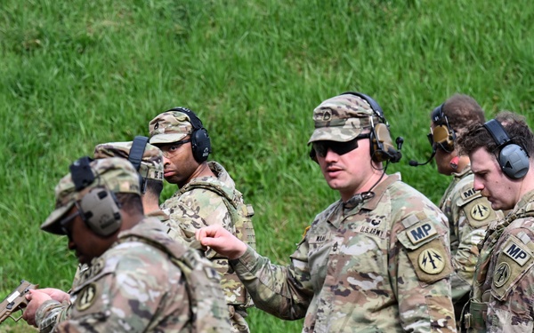 HHC USAG-Wiesbaden MPs Conduct Law Enforcement Weapons Training and Qualification