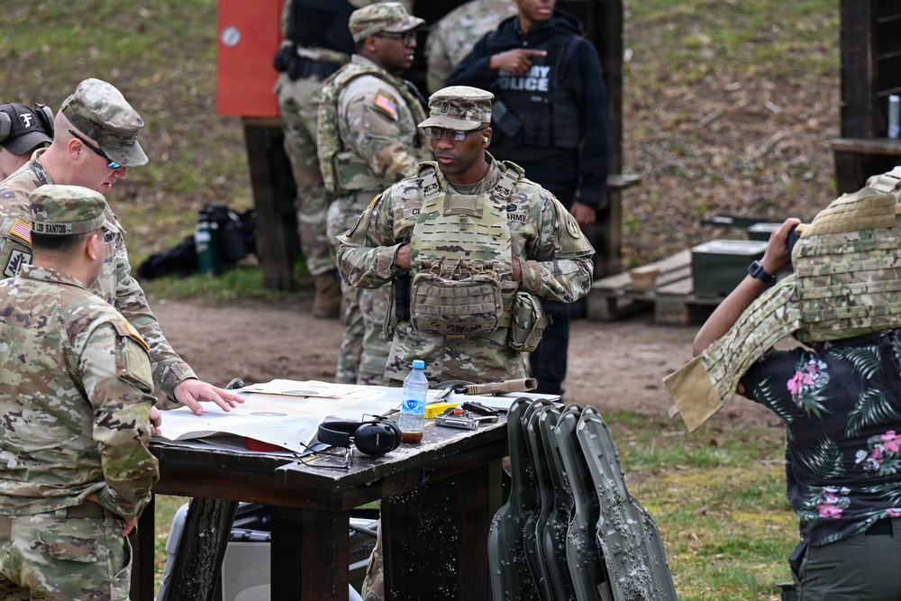 HHC USAG-Wiesbaden MPs Conduct Law Enforcement Weapons Training and Qualification