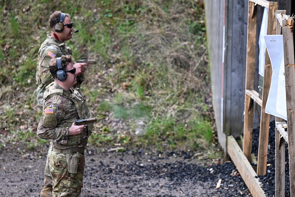 HHC USAG-Wiesbaden MPs Conduct Law Enforcement Weapons Training and Qualification