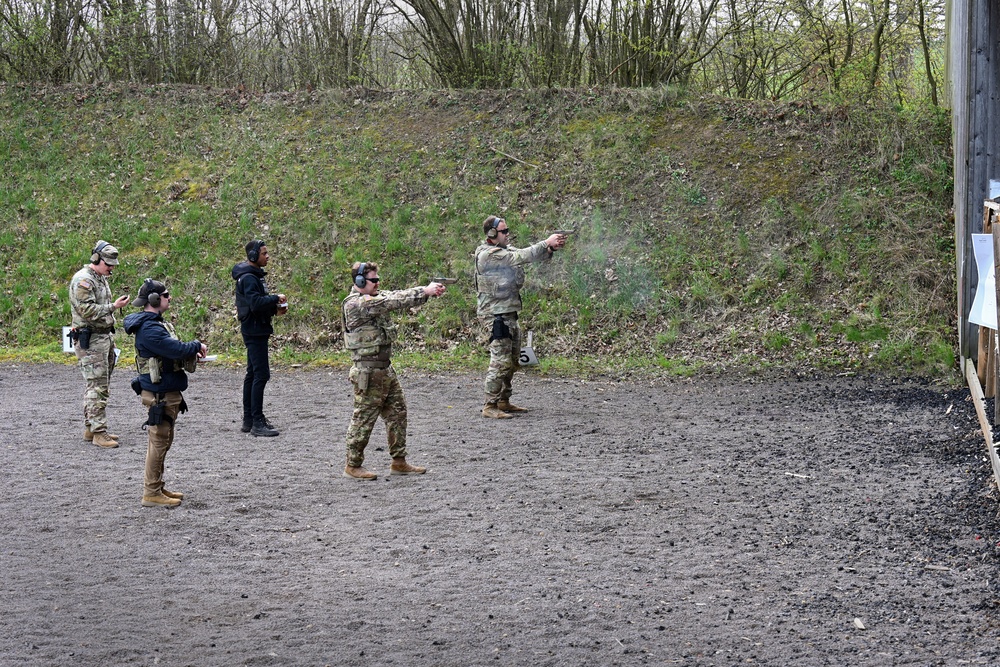 HHC USAG-Wiesbaden MPs Conduct Law Enforcement Weapons Training and Qualification