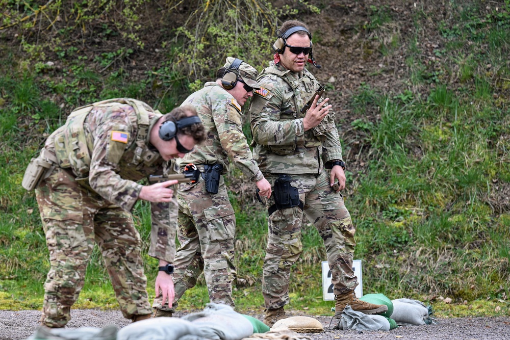 HHC USAG-Wiesbaden MPs Conduct Law Enforcement Weapons Training and Qualification