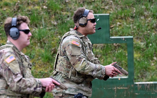 HHC USAG-Wiesbaden MPs Conduct Law Enforcement Weapons Training and Qualification
