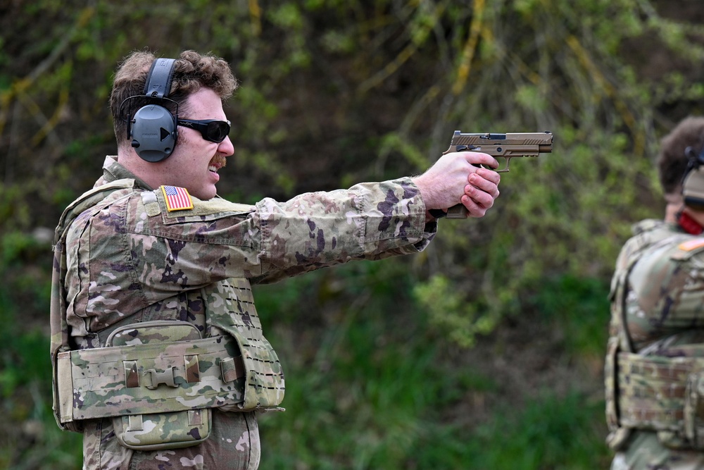HHC USAG-Wiesbaden MPs Conduct Law Enforcement Weapons Training and Qualification