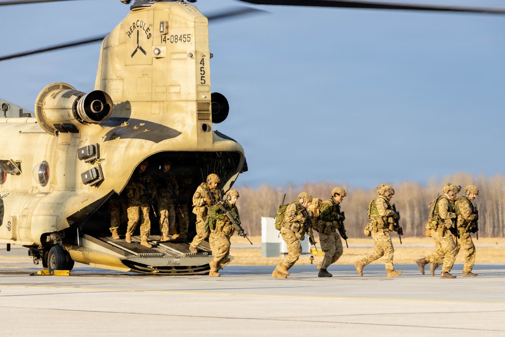 3rd CAB participates in a combined multinational air assault exercise Operation Perkons Strike