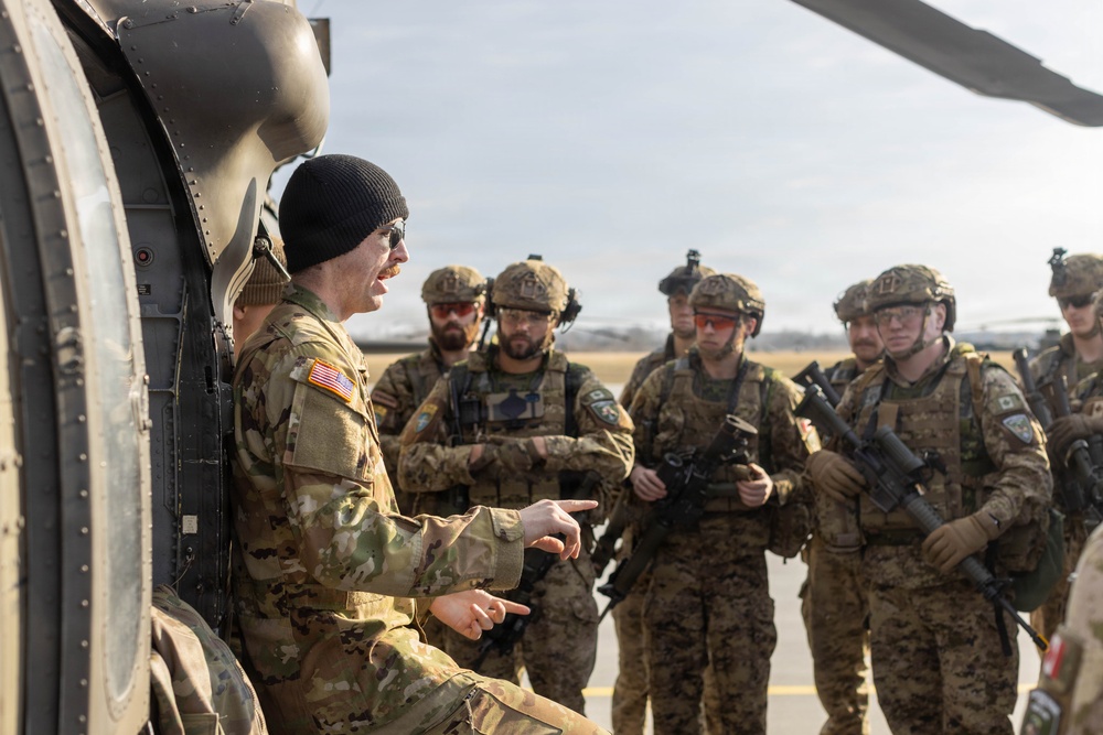 3rd CAB participates in a combined multinational air assault exercise Operation Perkons Strike