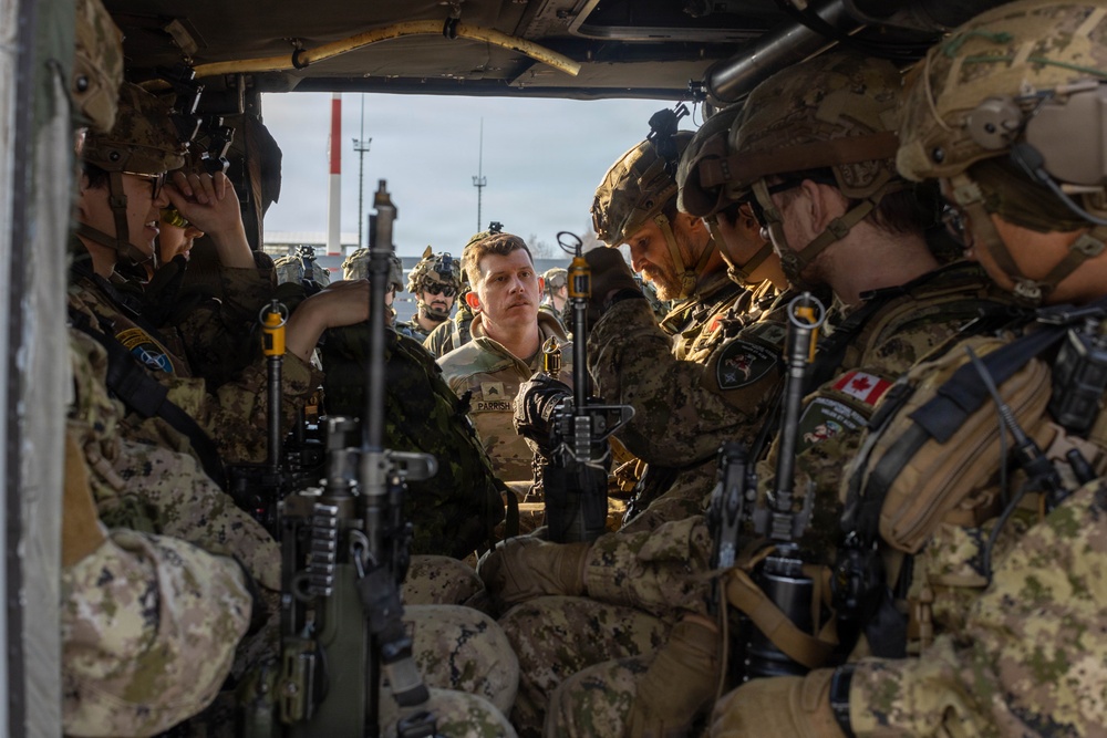 3rd CAB participates in a combined multinational air assault exercise Operation Perkons Strike