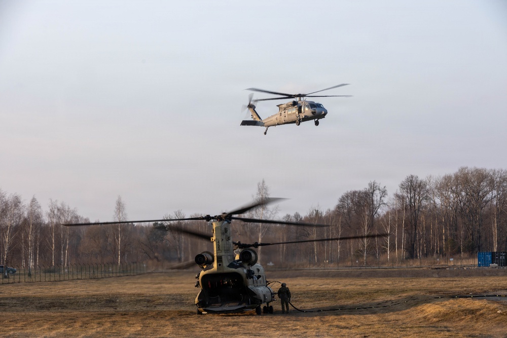 3rd CAB participates in a combined multinational air assault exercise Operation Perkons Strike