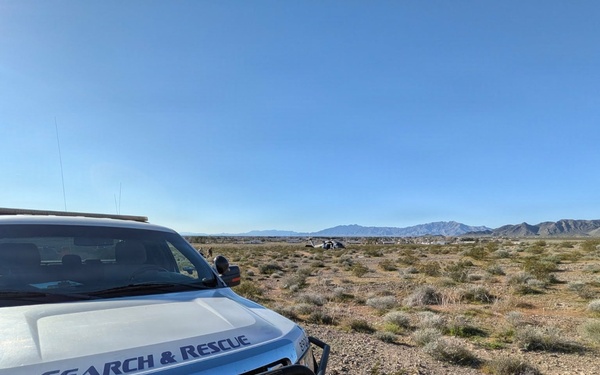Air Force helicopter crew rescues stranded hiker from Nevada cliffside