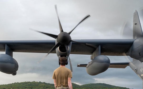 HC-130s depart Puerto Rico