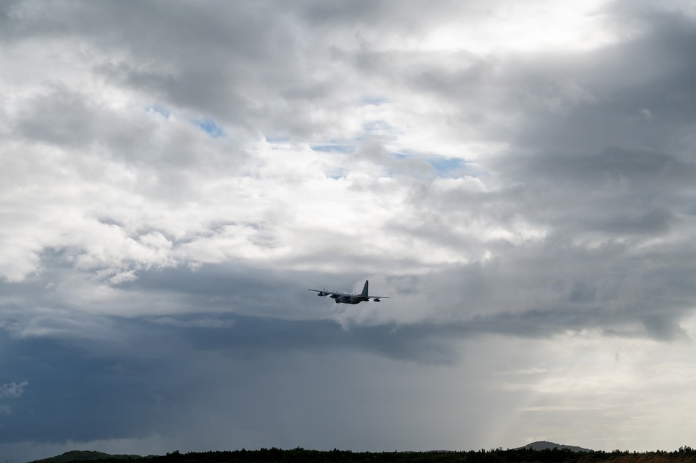 HC-130s depart Puerto Rico