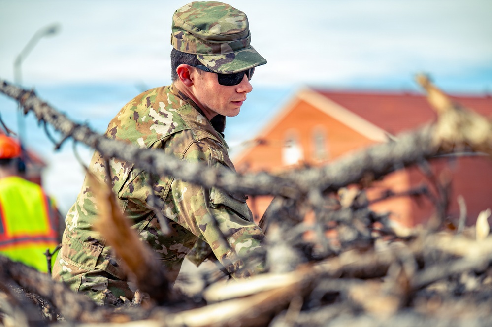 90MW cleans up after windstorm.