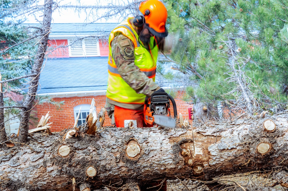 90MW cleans up after windstorm.