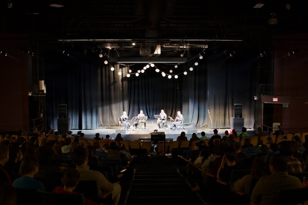 Navy Band Northeast performs at Windsor High School