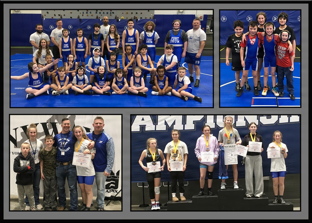 Fort Drum grapplers conclude successful youth wrestling season