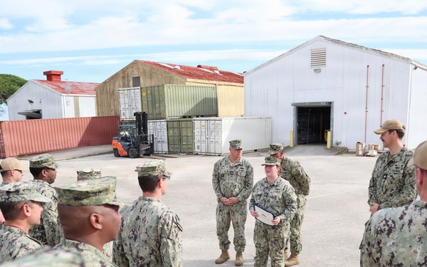 Lt. Krista Yarbrough Earns Navy Expeditionary Supply Corps Insignia