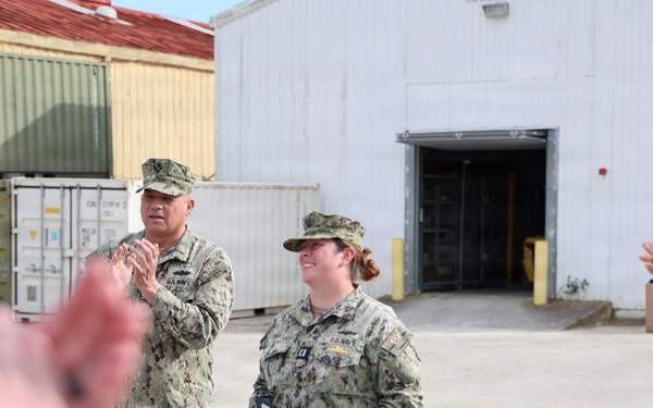 Lt. Krista Yarbrough Earns Navy Expeditionary Supply Corps Insignia