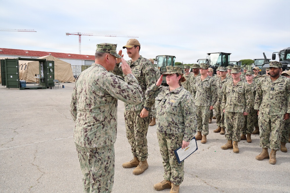 Lt. Krista Yarbrough Earns Navy Expeditionary Supply Corps Insignia