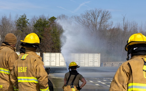 145th Civil Engineer Squadron conducts firefighting training
