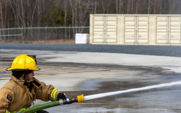 145th Civil Engineer Squadron conducts firefighting training