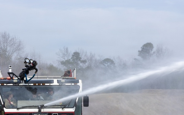 145th Civil Engineer Squadron conducts firefighting training